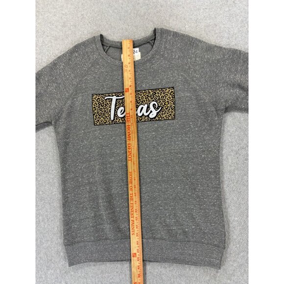 Texas Longhorns Pressbox Campus Crew Sweatshirt (Women's Large) Gray - Picture 10 of 12